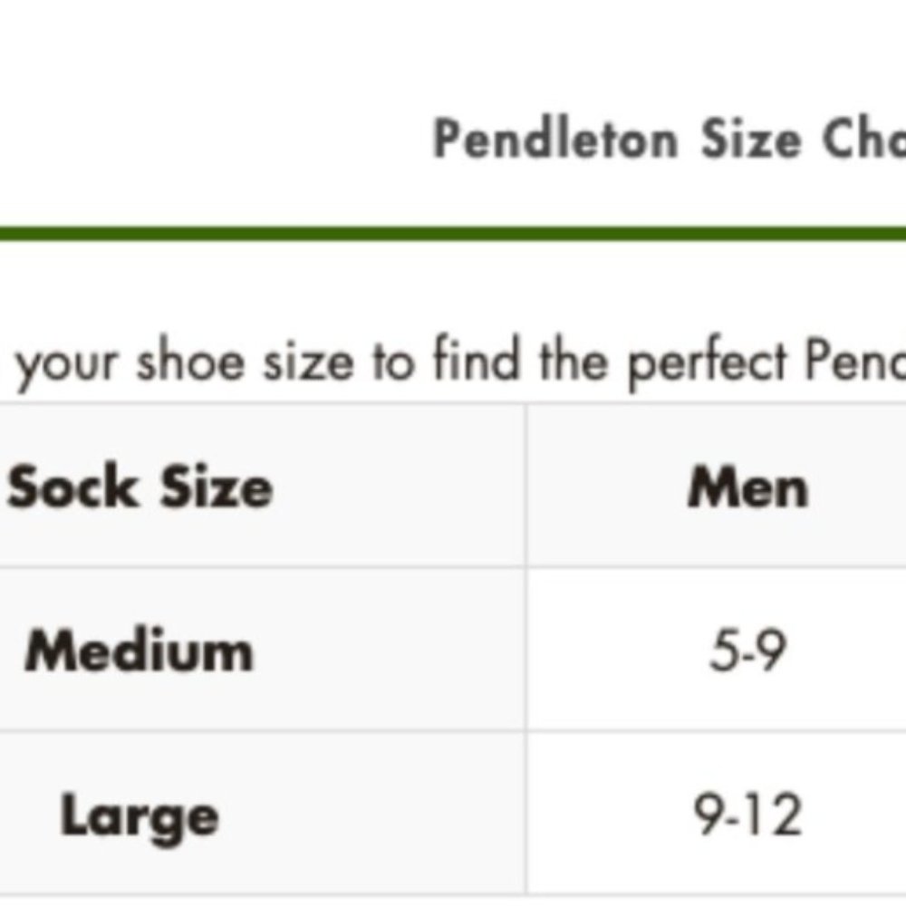 Pendleton UNISEX Crater Lake National Park Collection Stripe Socks Size Medium - Picture 11 of 13